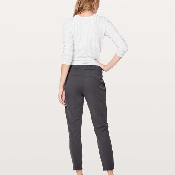 Lululemon On The Fly Pant 28" Dark Shadow W5ALWS 6 - Picture 3 of 5